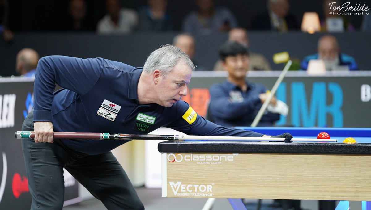 Dick Jaspers verdedigt wereldtitel en veel punten in Korea Driebanden